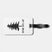 自然こうもりの最後 ラゲッジタグ (裏面横)