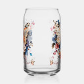 自然すごい魂：バタフライガーデンアート ガラス缶 (左)