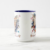 自然すごい魂：バタフライガーデンアート マグカップ (中央)