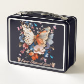 自然すごい魂：バタフライガーデンアート メタルランチボックス (裏面)