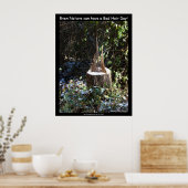 「自然だってヘアメイクが悪いわ!」 プリント (キッチン)