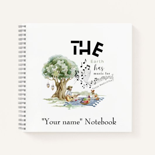 自然で接続 ノートブック (正面)