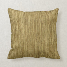 自然で素朴な粒状の木製の背景 クッション