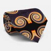 自然で鮮やかな日没の渦巻 ネクタイ (ロール)