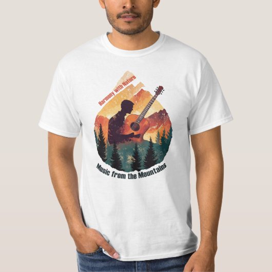 自然との調和 Tシャツ (正面)