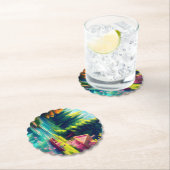 自然とピンクのコテージ-68486 ペーパーコースター (インサイチュ)