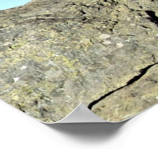 自然と忍耐に関する引用文、R.W. Emerson ポスター (角)