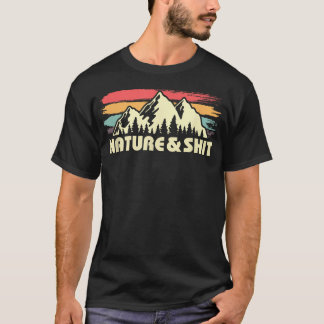 自然と楽しいアウトドア Tシャツ