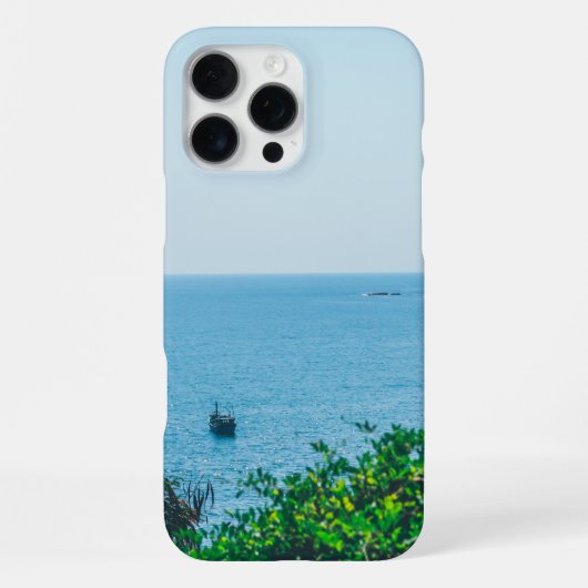 自然と海の景色 iPhoneケース (裏面)