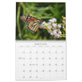 自然と聖書の詩のカレンダー カレンダー (3月 2026)