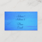 自然と見はっきりしたた目の海と空とボート 名刺 (裏面)