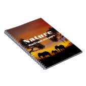 自然と象を鑑賞する ノートブック (右側)