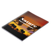 自然と象を鑑賞する ノートブック (左側)