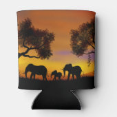 自然と象を鑑賞する 缶クーラー (裏面)