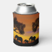 自然と象を鑑賞する 缶クーラー (缶裏面)