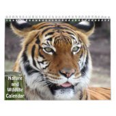 自然と野生動物のカレンダー カレンダー (カバー)