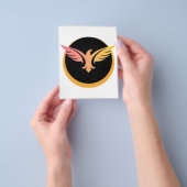 自然と野生動物の愛好家、ハチの愛好家、強さ、繊細なデザイン、ジャングルの王、黄金のライオンの頭、権力 チラシ (手)