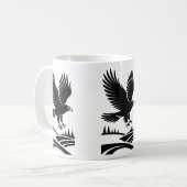 自然と野生生物 コーヒーマグカップ (正面左)