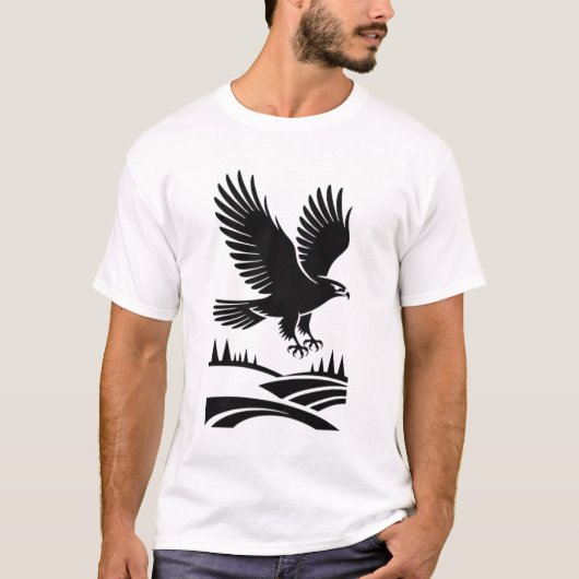 自然と野生生物 Tシャツ (正面)