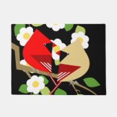 自然と鳥好き ドアマット (正面)