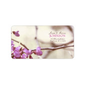 自然なくもの巣 ラベル (正面)