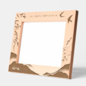 自然なアウトドア山 レーザー彫刻フレーム (左)