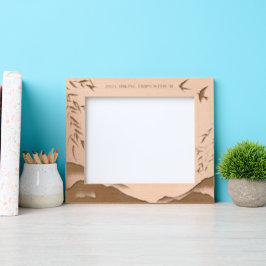 自然なアウトドア山 レーザー彫刻フレーム