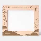 自然なアウトドア山 レーザー彫刻フレーム (正面)