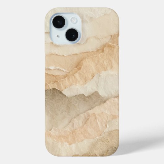 自然なオーガニックテクスチャードリップレイヤー Case-Mate iPhoneケース (裏面)