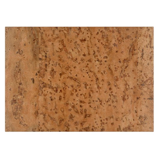 自然なコルクの一見木穀物 カッティングボード (正面)