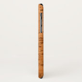 自然なコルクの一見木穀物 Case-Mate iPhoneケース (裏面/左)