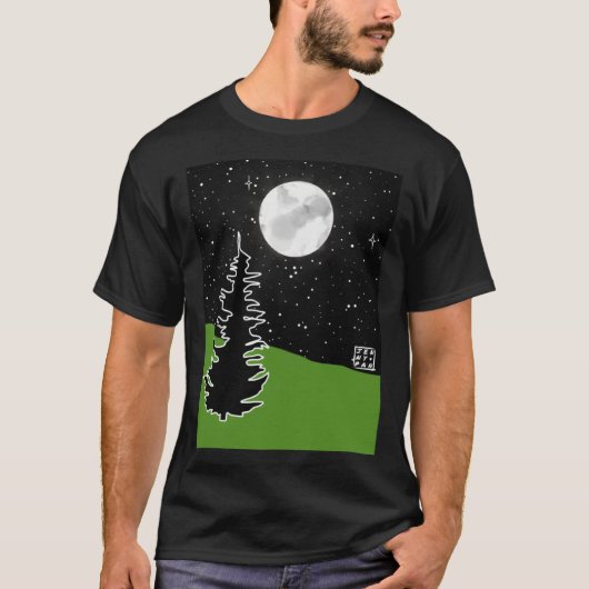 自然なゴアコアスタイルの部屋インテリア サルティーグラノーラ Tシャツ (正面)