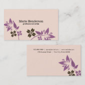 自然なスタイリング 名刺 (正面/裏面)