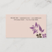 自然なスタイリング 名刺 (裏面)