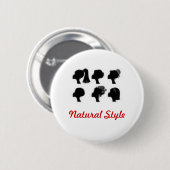 自然なスタイル 缶バッジ (正面&裏面)