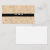 自然なテクスチャースタイリッシュモダントレンディーのカスタマイズ 名刺 (正面/裏面)