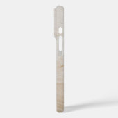 自然なトラバーチンテクスチャ – 自然石のパターン Case-Mate iPhoneケース (裏面 / 左)