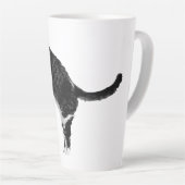 自然なネコのエネルギー カフェラテマグ (右アングル)