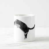 自然なネコのエネルギー コーヒーマグカップ (中央)