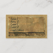 自然なノスタルジア 名刺 (裏面)