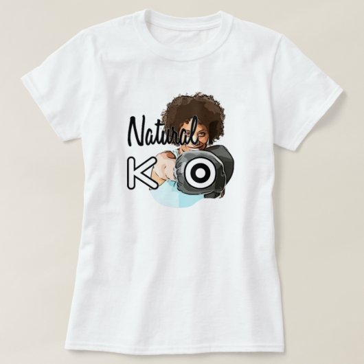 自然なノックアウトTシャツ Tシャツ (デザイン正面)