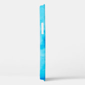 自然なパターンを持つ青い白の大理石のテクスチャ Case-Mate iPhoneケース (裏面 / 右)