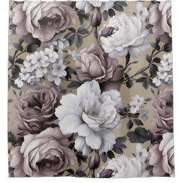 自然なフローラエレガント本質 シャワーカーテン