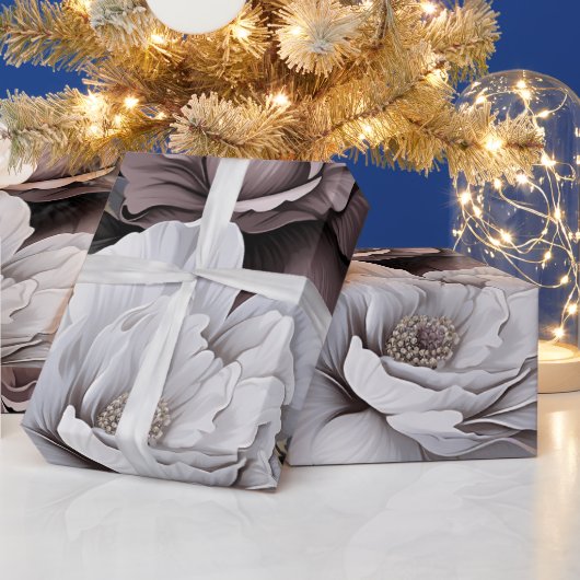 自然なフローラエレガント本質 ラッピングペーパー (クリスマス)