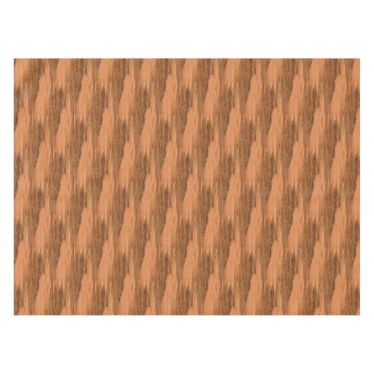 自然なユーカリの木製の穀物の一見 テーブルクロス (正面(横))