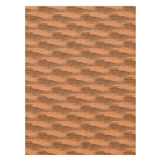 自然なユーカリの木製の穀物の一見 テーブルクロス (正面)