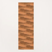 自然なユーカリの木製の穀物の一見 ヨガマット (正面)