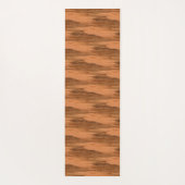 自然なユーカリの木製の穀物の一見 ヨガマット (裏面)