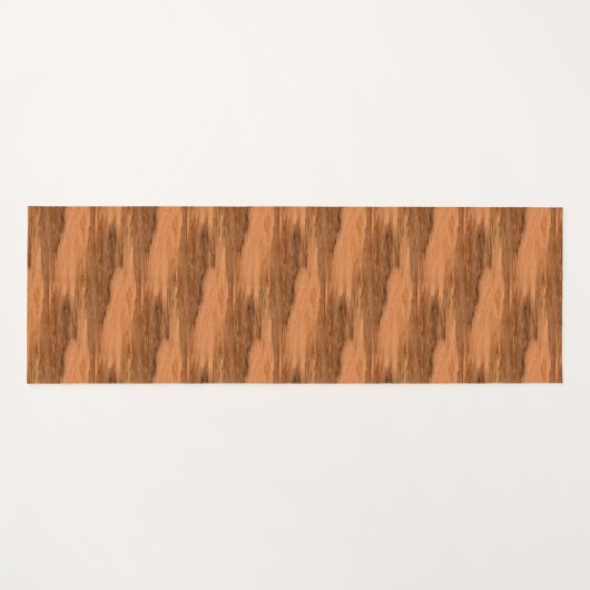 自然なユーカリの木製の穀物の一見 ヨガマット (正面(横))