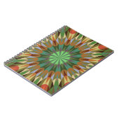 自然なレトロの幾何学 ノートブック (左側)